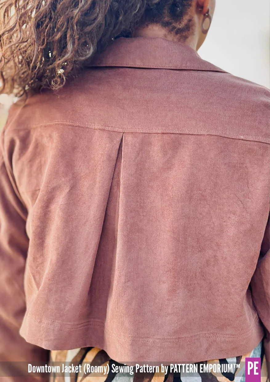 Downtown Jacket | Regular & Roomy Sewing Pattern