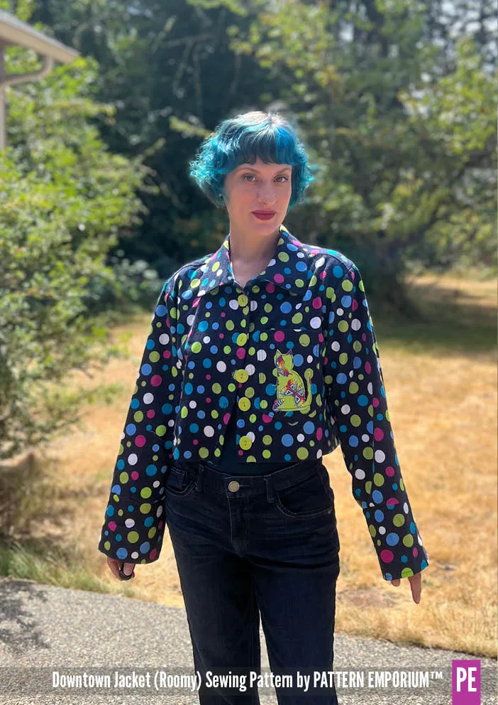 Downtown Jacket | Regular & Roomy Sewing Pattern
