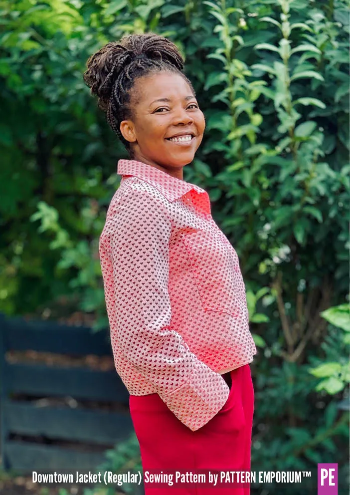 Downtown Jacket | Regular & Roomy Sewing Pattern