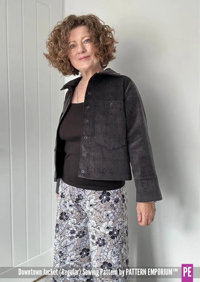 Downtown Jacket | Regular & Roomy Sewing Pattern