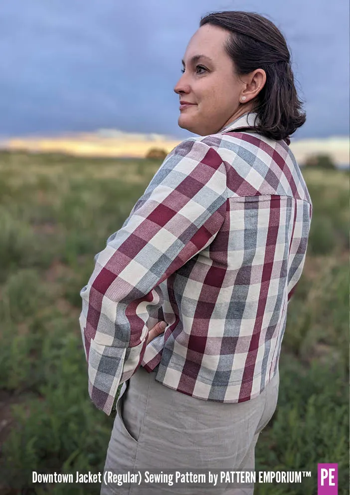 Downtown Jacket | Regular & Roomy Sewing Pattern