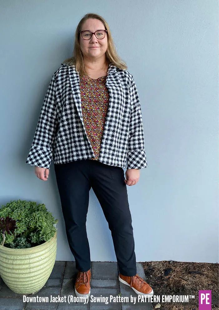 Downtown Jacket | Regular & Roomy Sewing Pattern