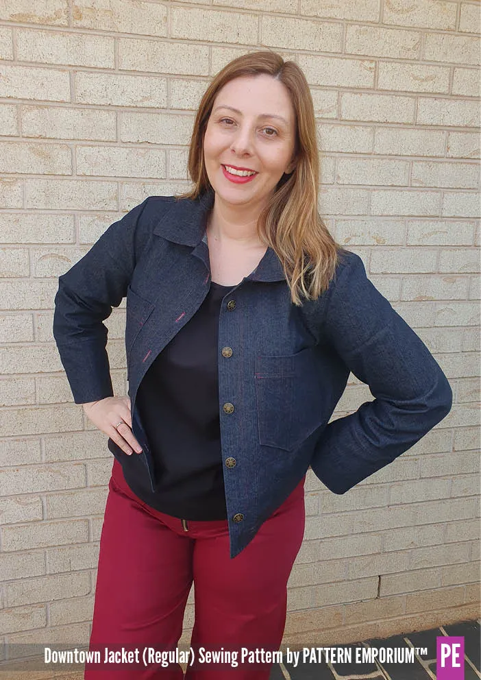 Downtown Jacket | Regular & Roomy Sewing Pattern
