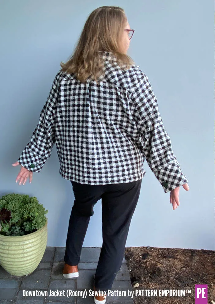 Downtown Jacket | Regular & Roomy Sewing Pattern
