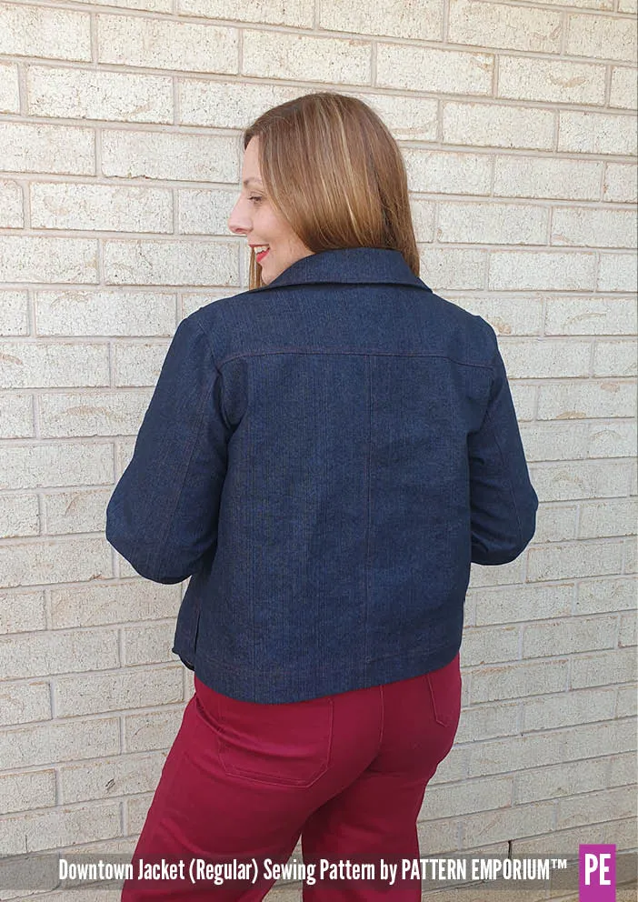 Downtown Jacket | Regular & Roomy Sewing Pattern