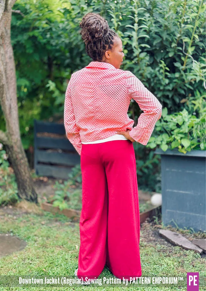 Downtown Jacket | Regular & Roomy Sewing Pattern