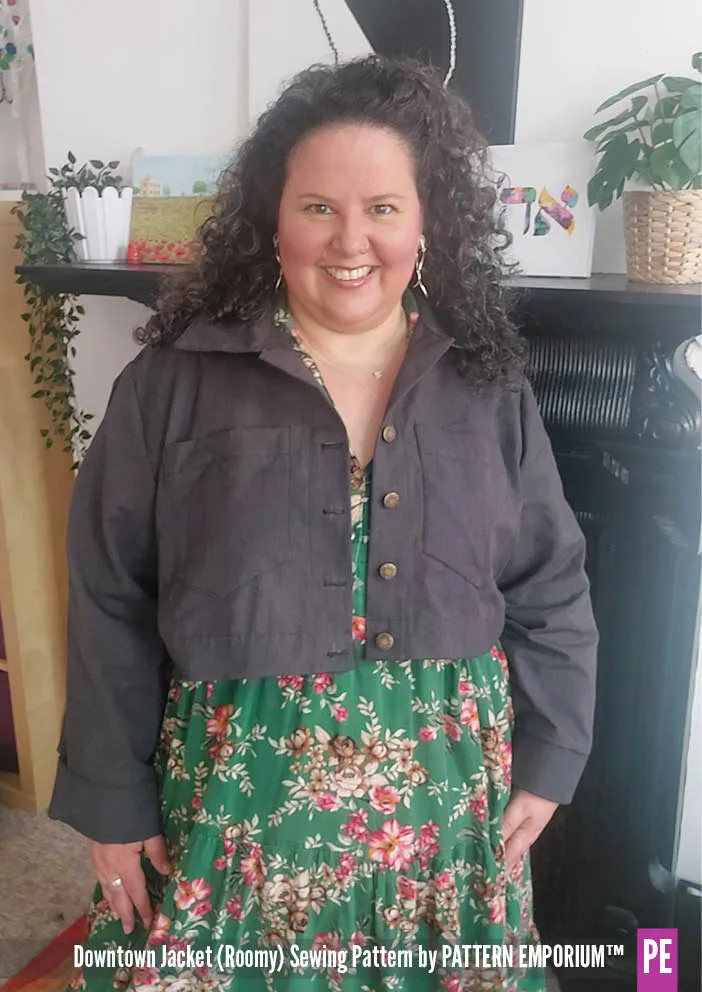 Downtown Jacket | Regular & Roomy Sewing Pattern