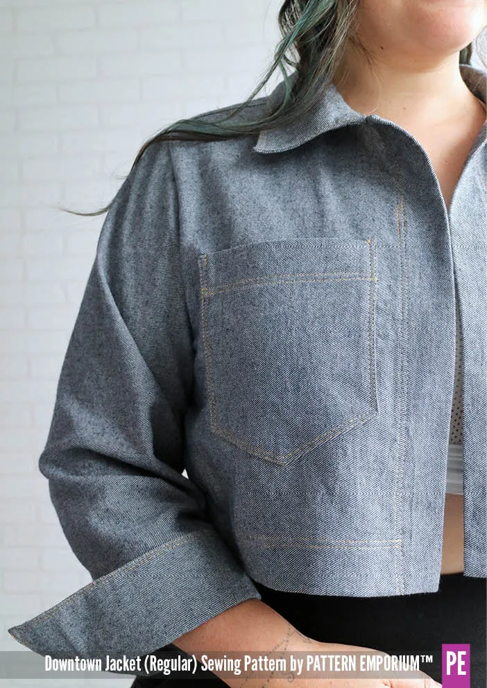Downtown Jacket | Regular & Roomy Sewing Pattern