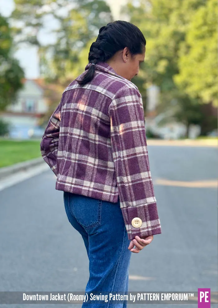 Downtown Jacket | Regular & Roomy Sewing Pattern