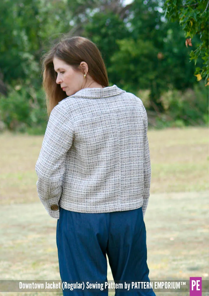 Downtown Jacket | Regular & Roomy Sewing Pattern