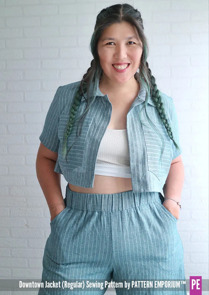 Downtown Jacket | Regular & Roomy Sewing Pattern
