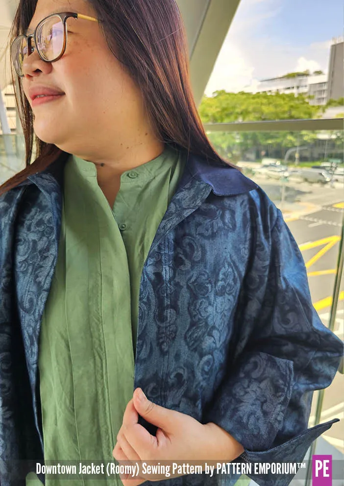 Downtown Jacket | Regular & Roomy Sewing Pattern