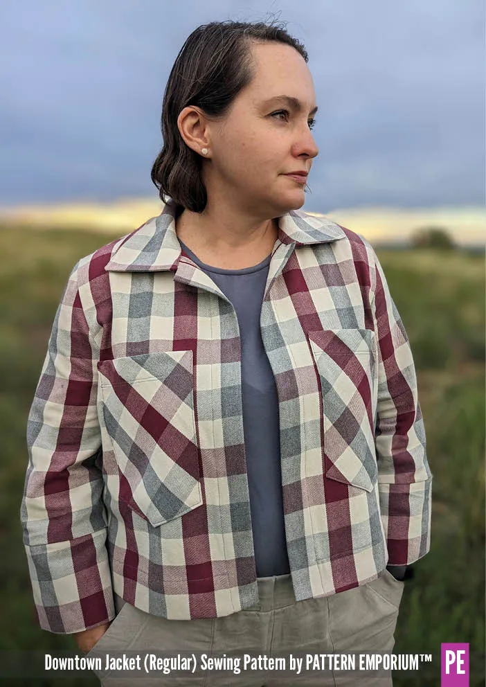 Downtown Jacket | Regular & Roomy Sewing Pattern
