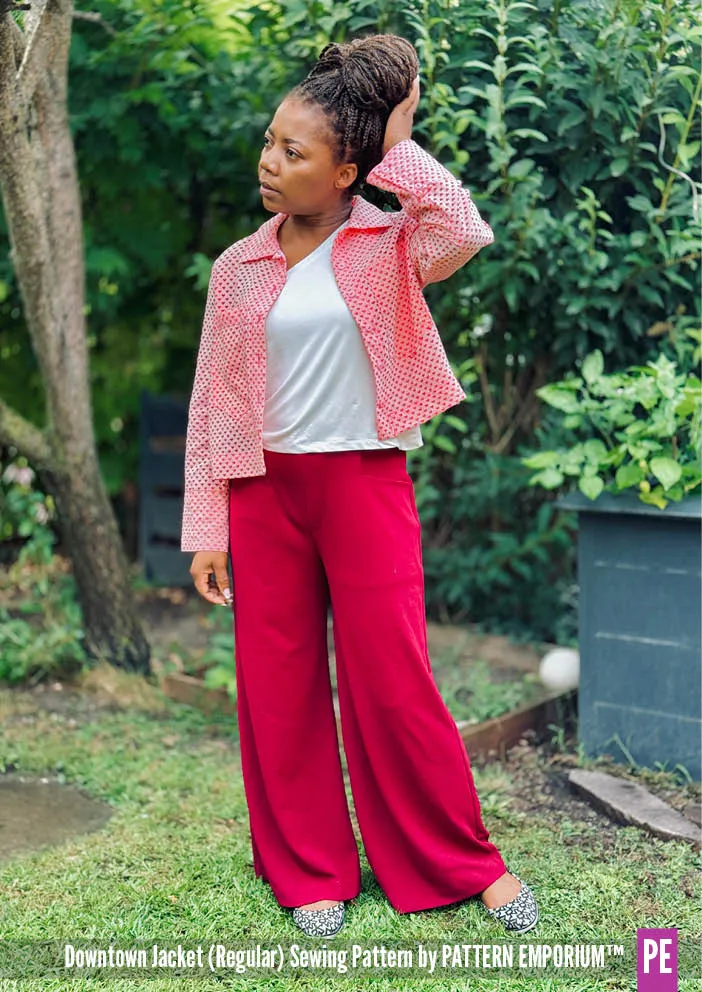 Downtown Jacket | Regular & Roomy Sewing Pattern