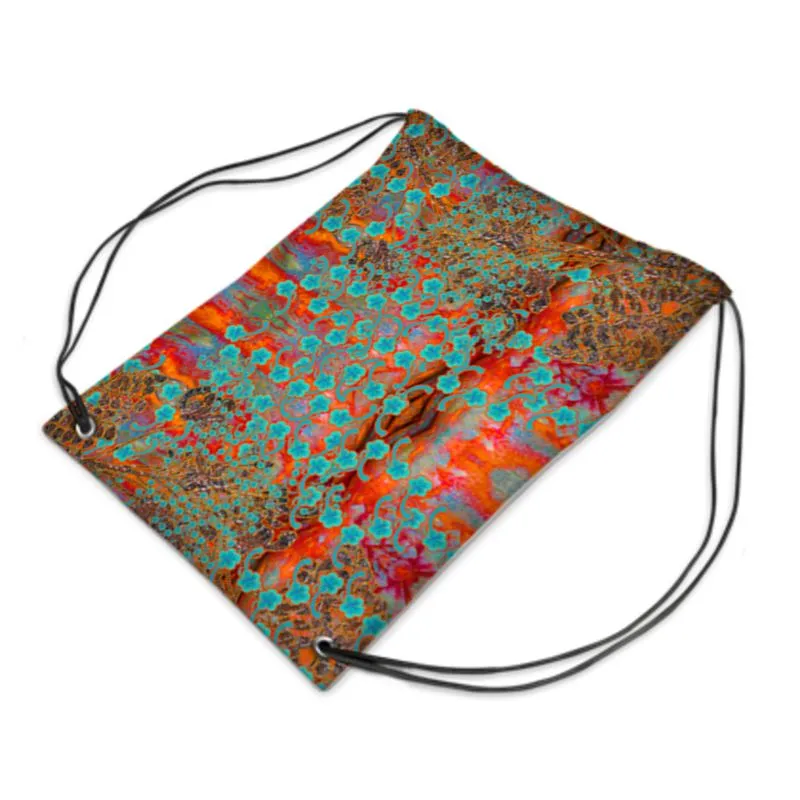 Drawstring Waterproof Bag (WindSong Flower) RJSTH@Fabric#12 RJSTHS2021 RJS