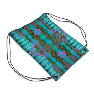 Drawstring Waterproof Bag (WindSong Flower) RJSTH@Fabric#8 RJSTHS2021 RJS