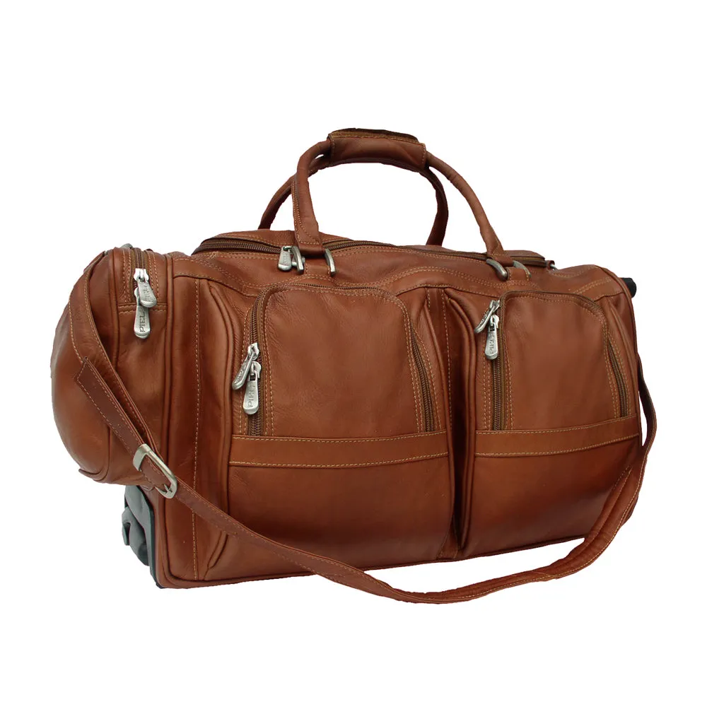 DUFFEL WITH POCKETS ON WHEELS