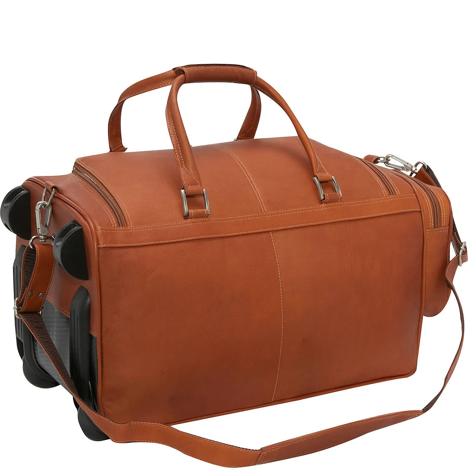 DUFFEL WITH POCKETS ON WHEELS