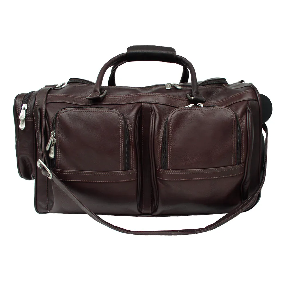 DUFFEL WITH POCKETS ON WHEELS