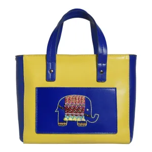 EKANTA Leather Square Tote