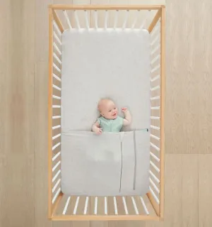 ErgoPouch Cot Tuck Sheet - Grey Marle