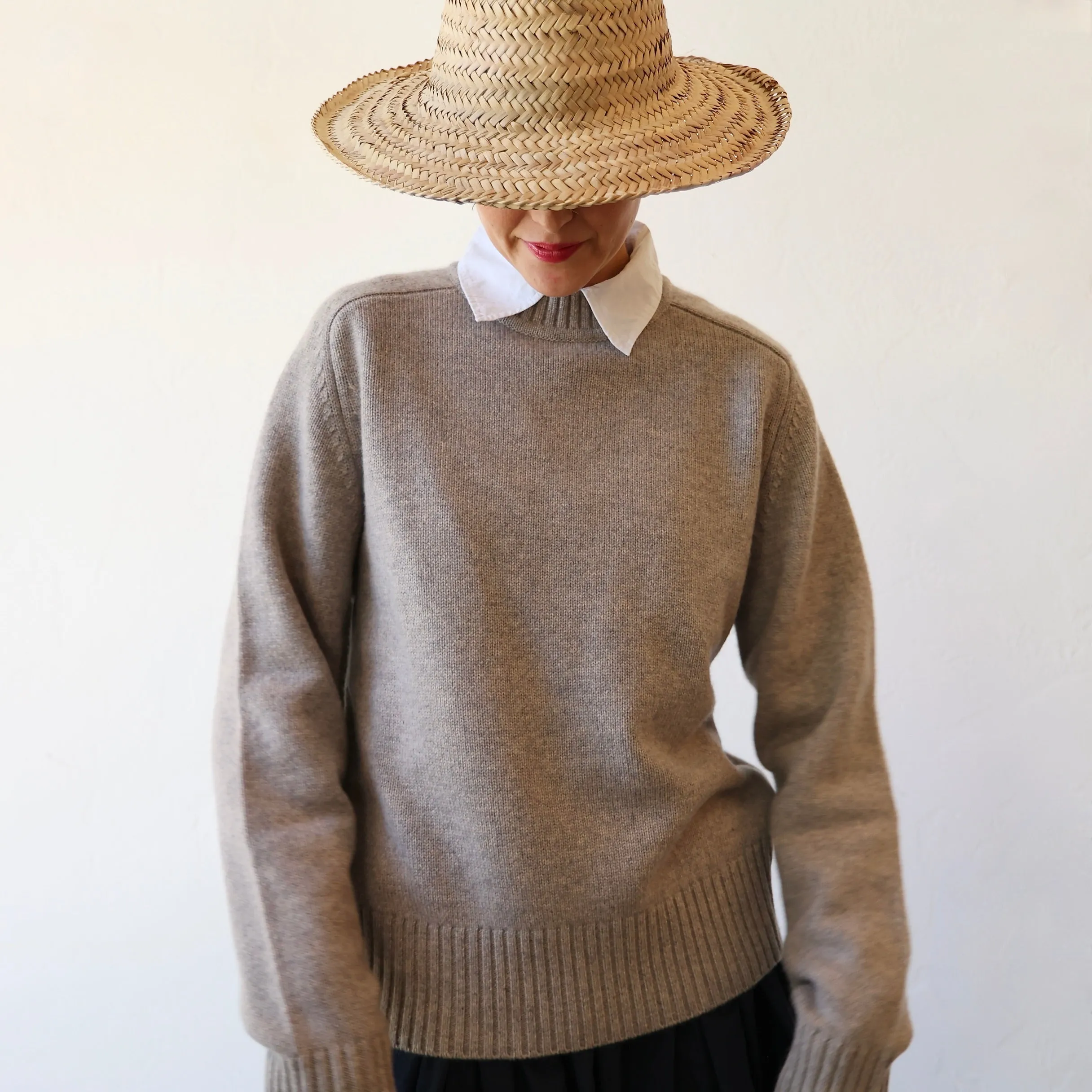 Extreme Cashmere Bourgeois Pullover - Heathered Beige