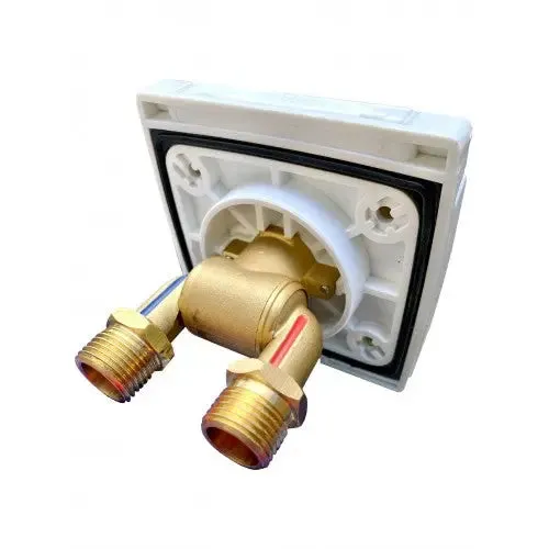 Ezy RV Exterior Shower Outlet White