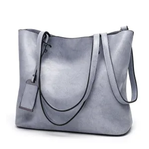 Fashion PU Leather Ladies HandBags Women Messenger Bags Crossbody Shoulder Bag(Light Blue)