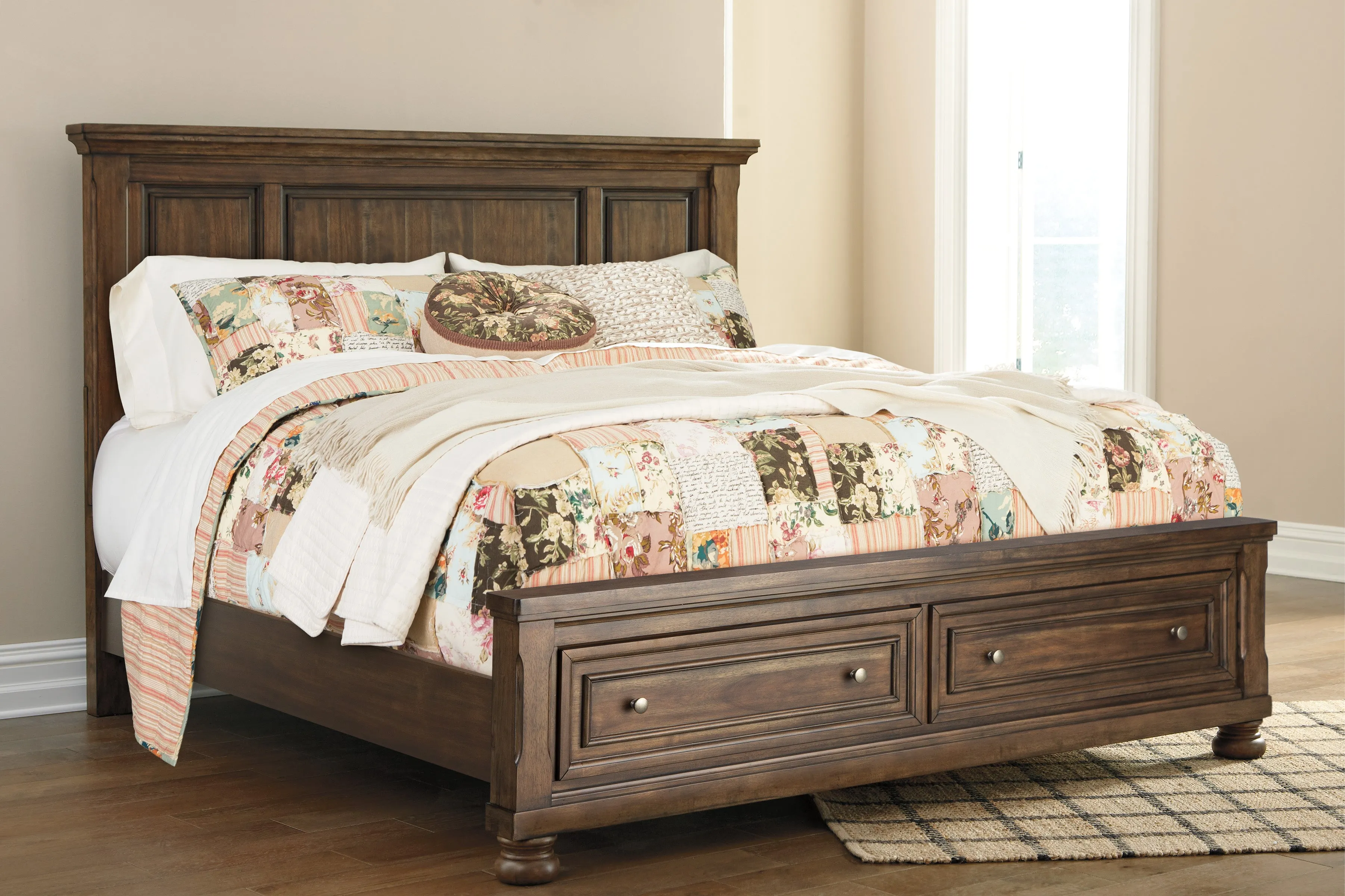 Flynn Panel Storage Bed