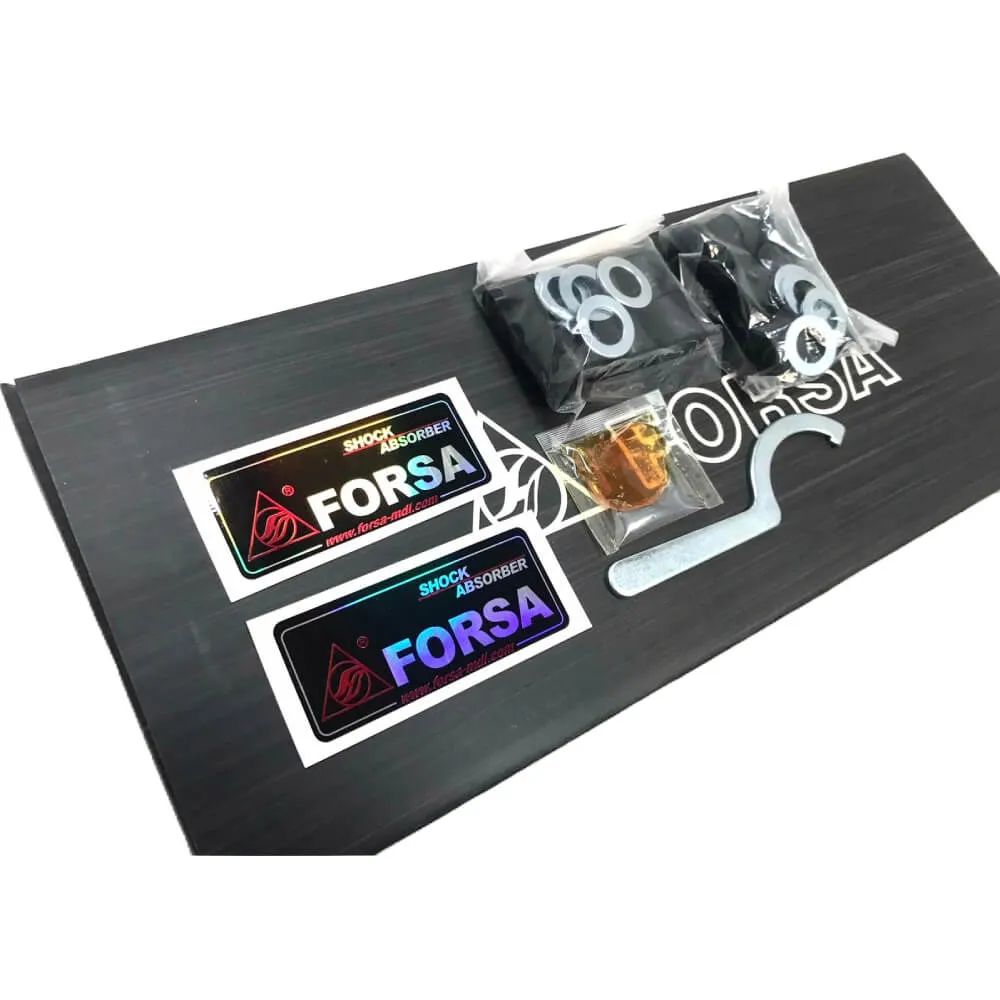 Forsa Twin Shock Type 1 Black / Black 335mm - Dual Spring