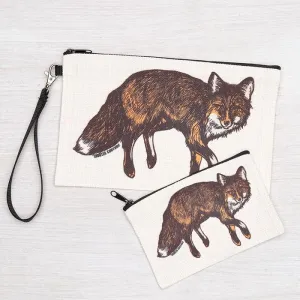 Fox Zipper Pouches