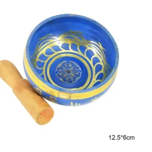Handmade Nepalese Tibetan Buddha Singing Bowl Set with Mallet for Meditation Chakra Healing Prayer Yoga