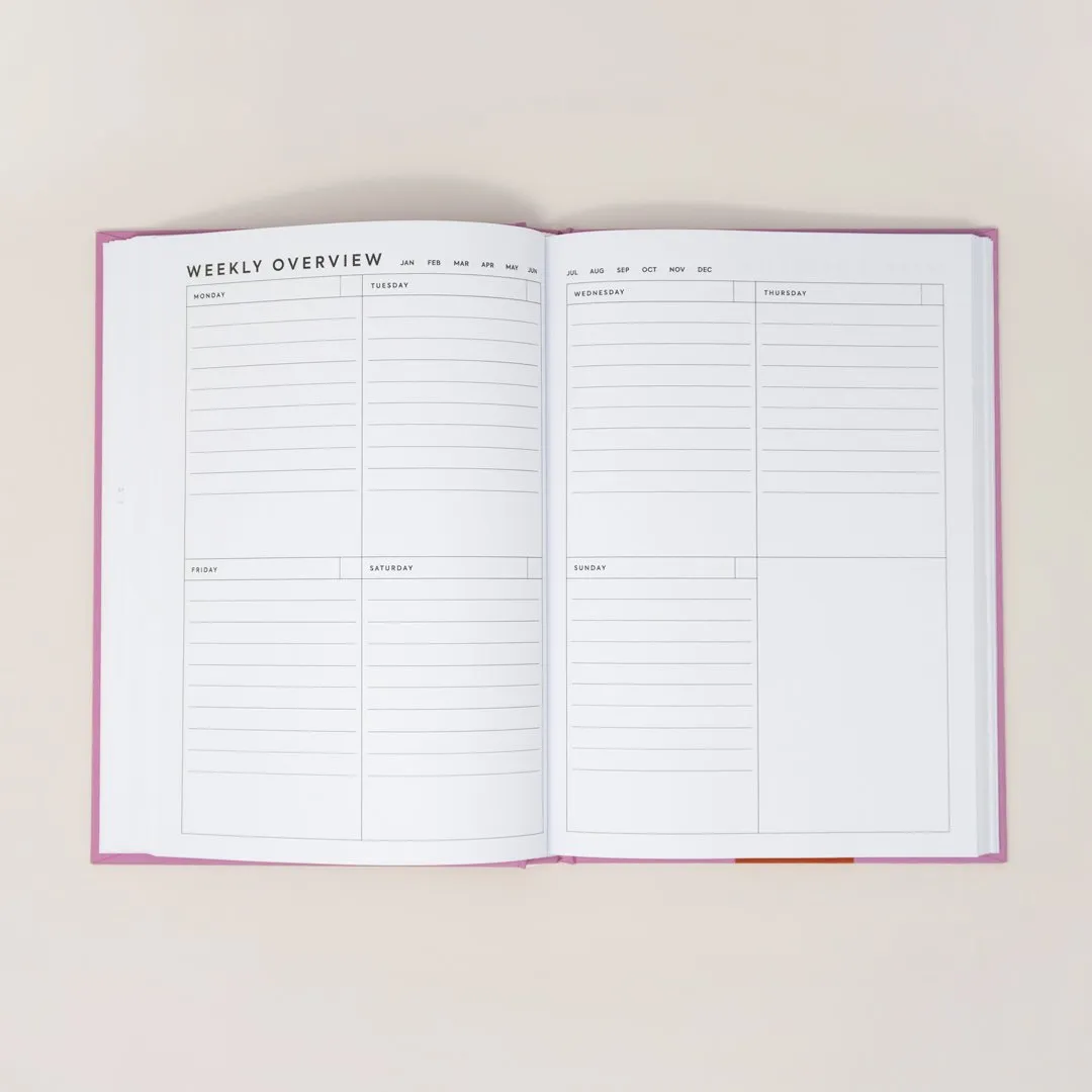 Have A Nice Year Weekly Overview Diary