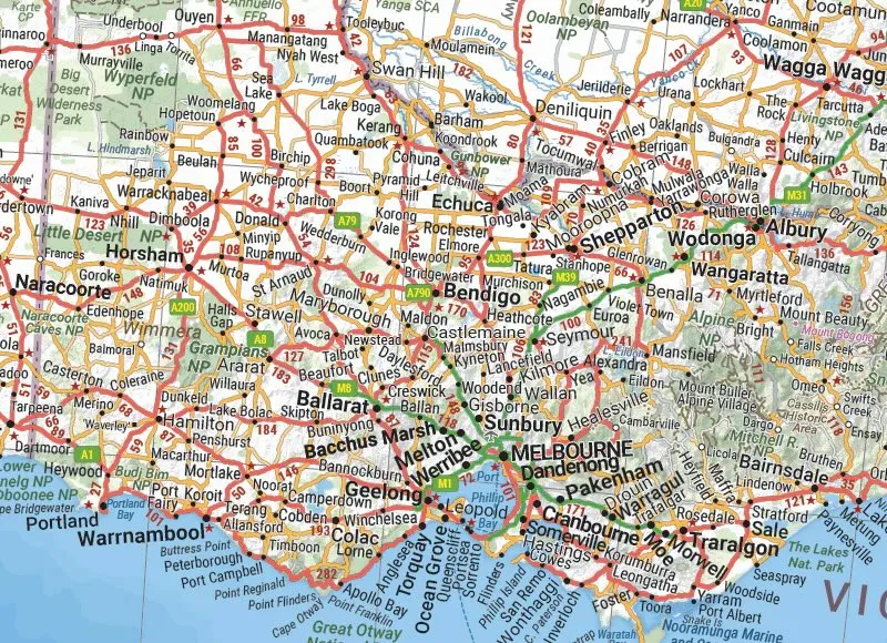 Hema Australia Wall Map - Large