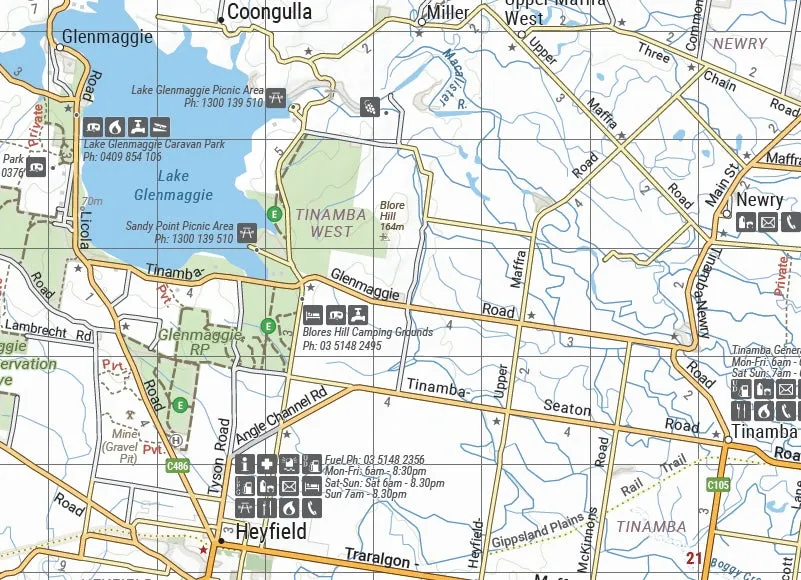 Hema The Victorian High Country - South Western Map