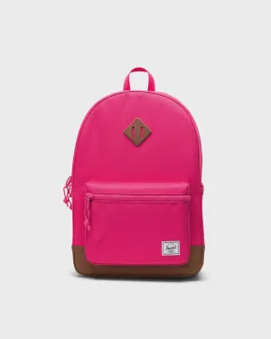 Heritage Youth Backpack 26L-Fuschia Purple/Saddle Brown