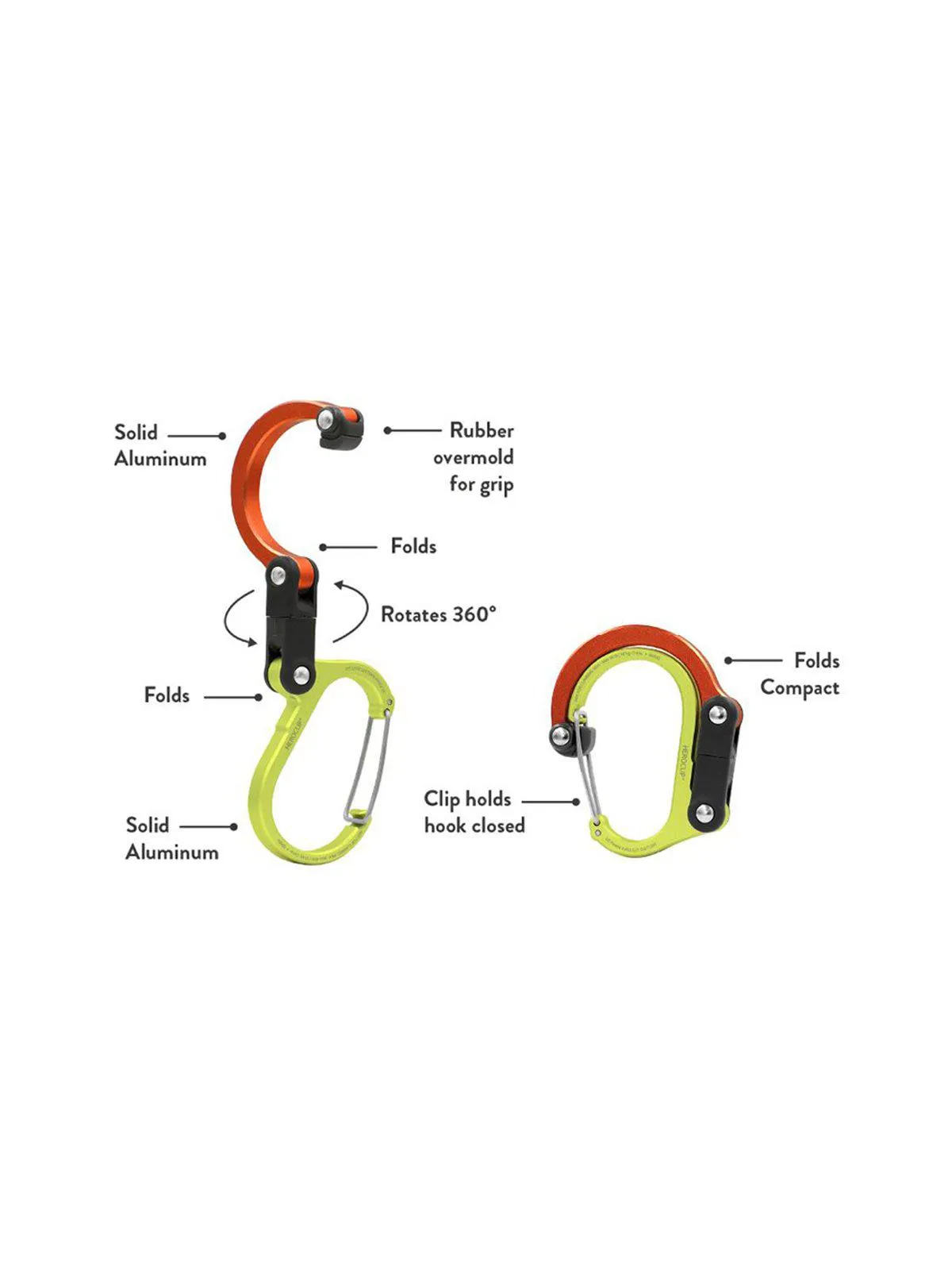 Heroclip Carabiner Mini Fireball