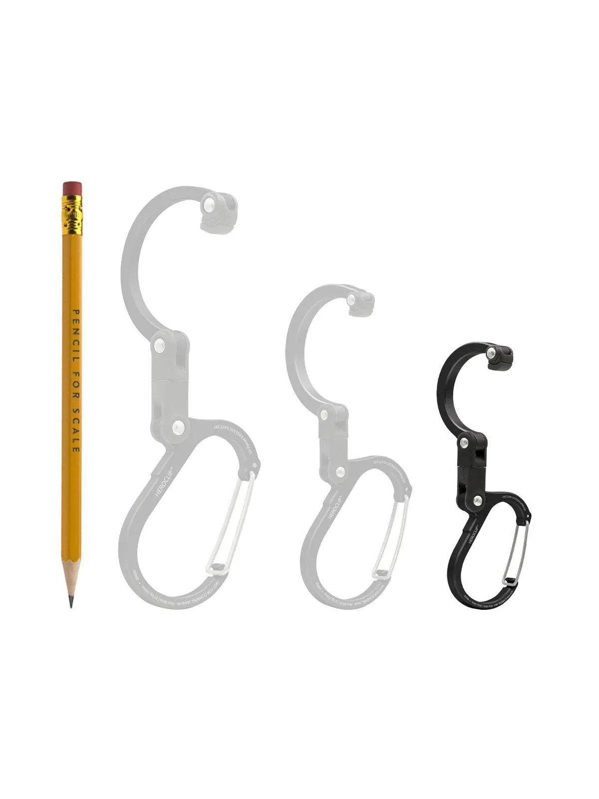 Heroclip Carabiner Mini Stealth Black
