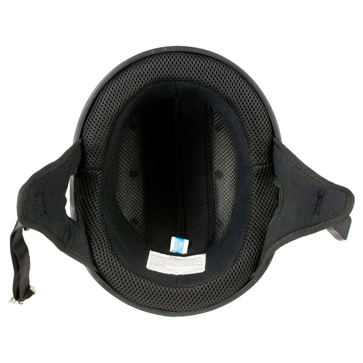 HLD1008 Black 'Celtic Cross' Motorcycle DOT Approved Skull Cap Half Helmet for Men and Women Biker