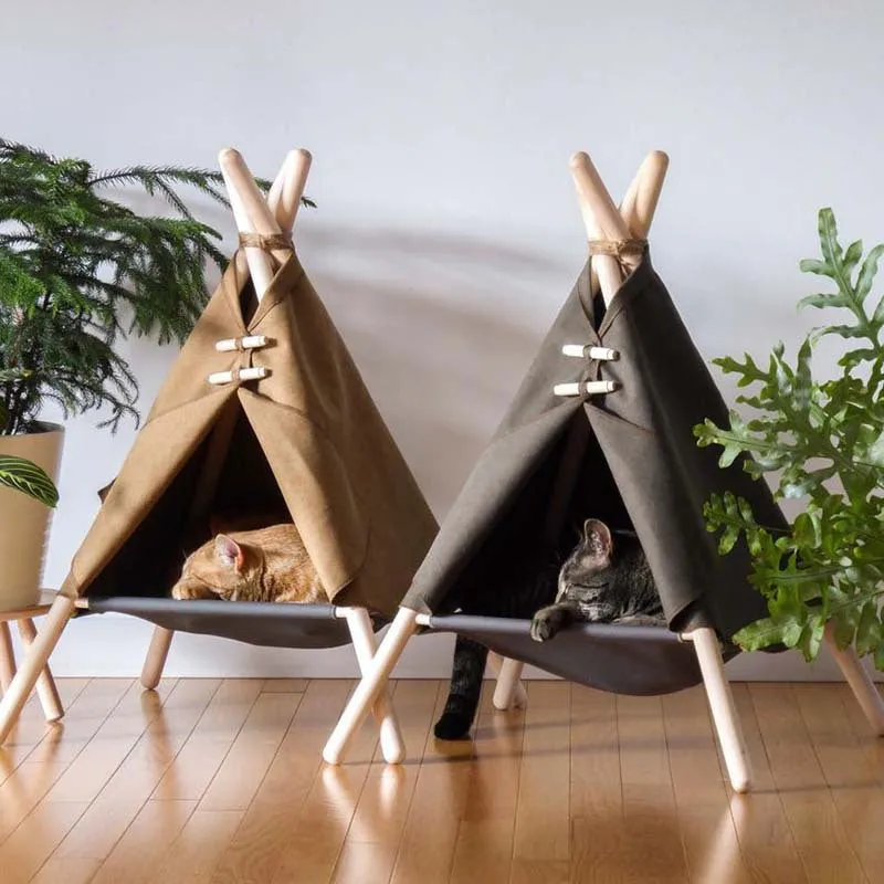 Homlly Portable Pet Teepee Dog & Cat Tents House