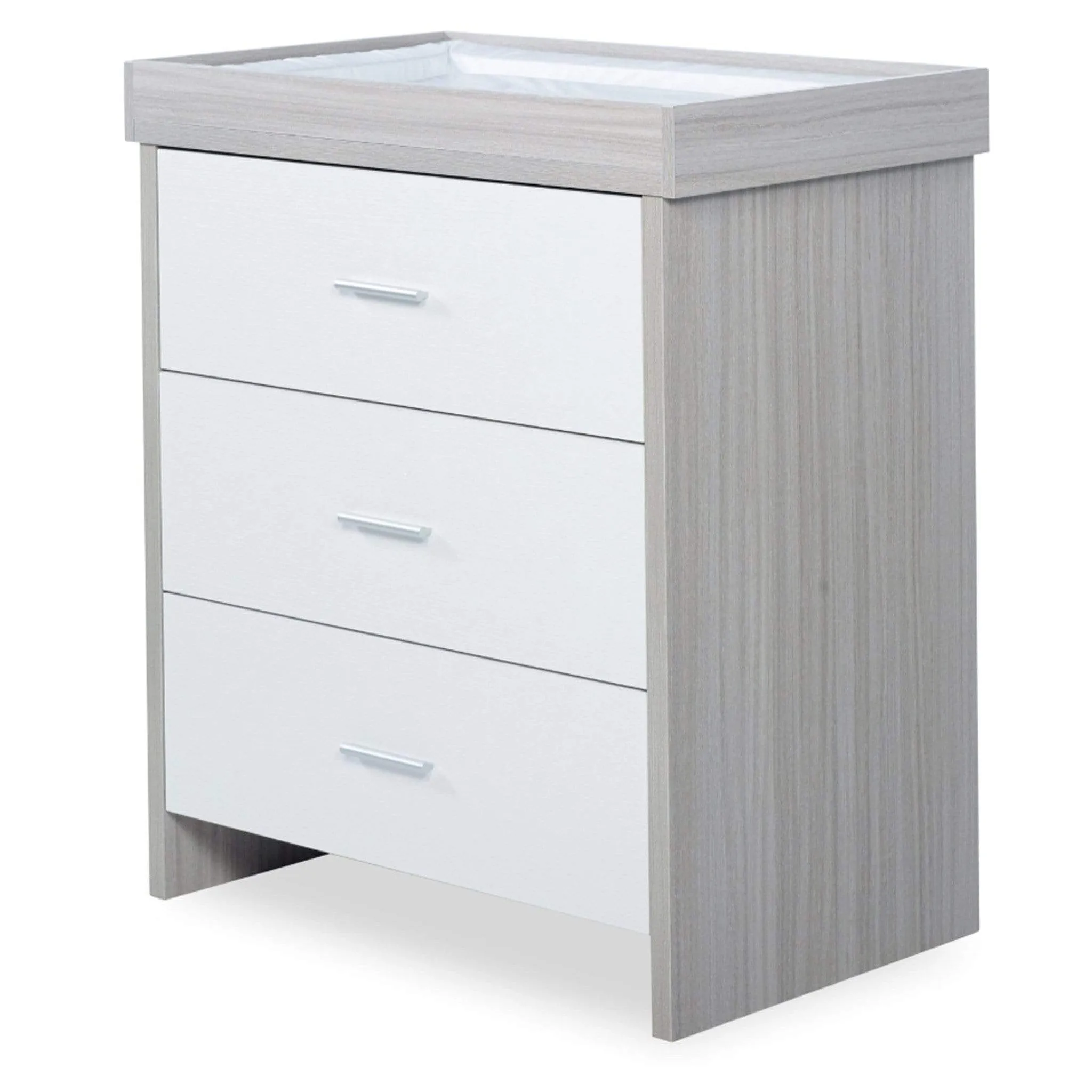 Ickle Bubba Pembrey 2 Piece Furniture Set and Under Drawer Ash Grey & White