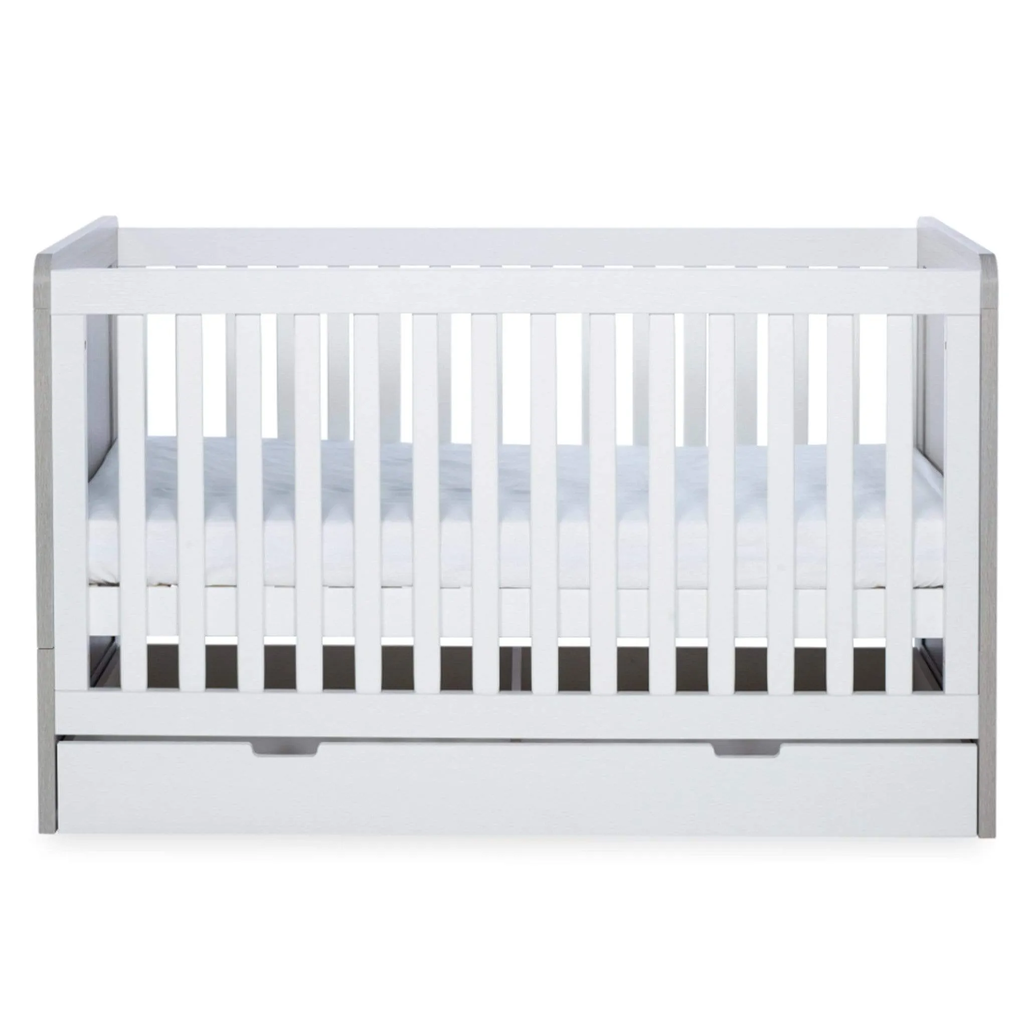 Ickle Bubba Pembrey 2 Piece Furniture Set and Under Drawer Ash Grey & White