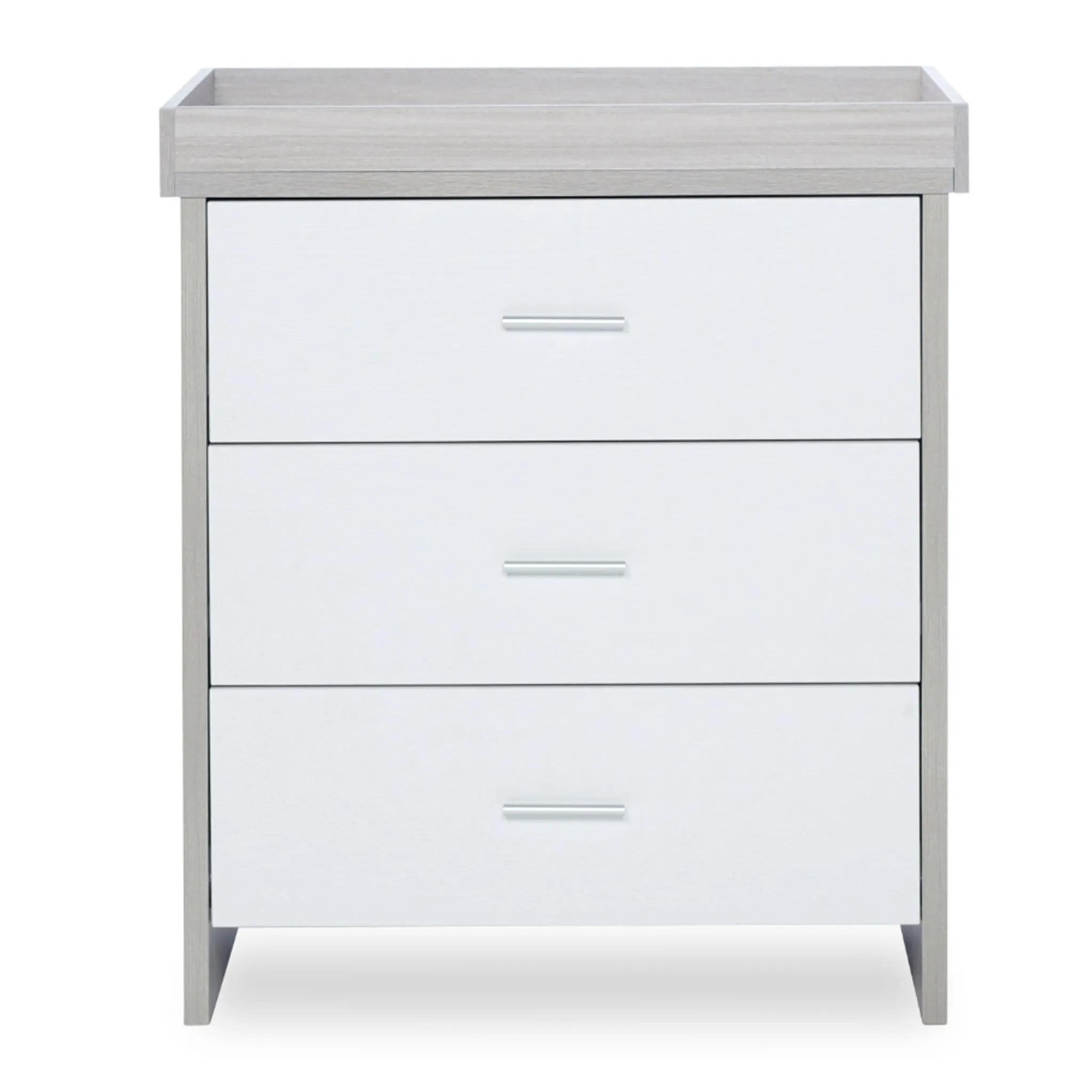 Ickle Bubba Pembrey 2 Piece Furniture Set and Under Drawer Ash Grey & White