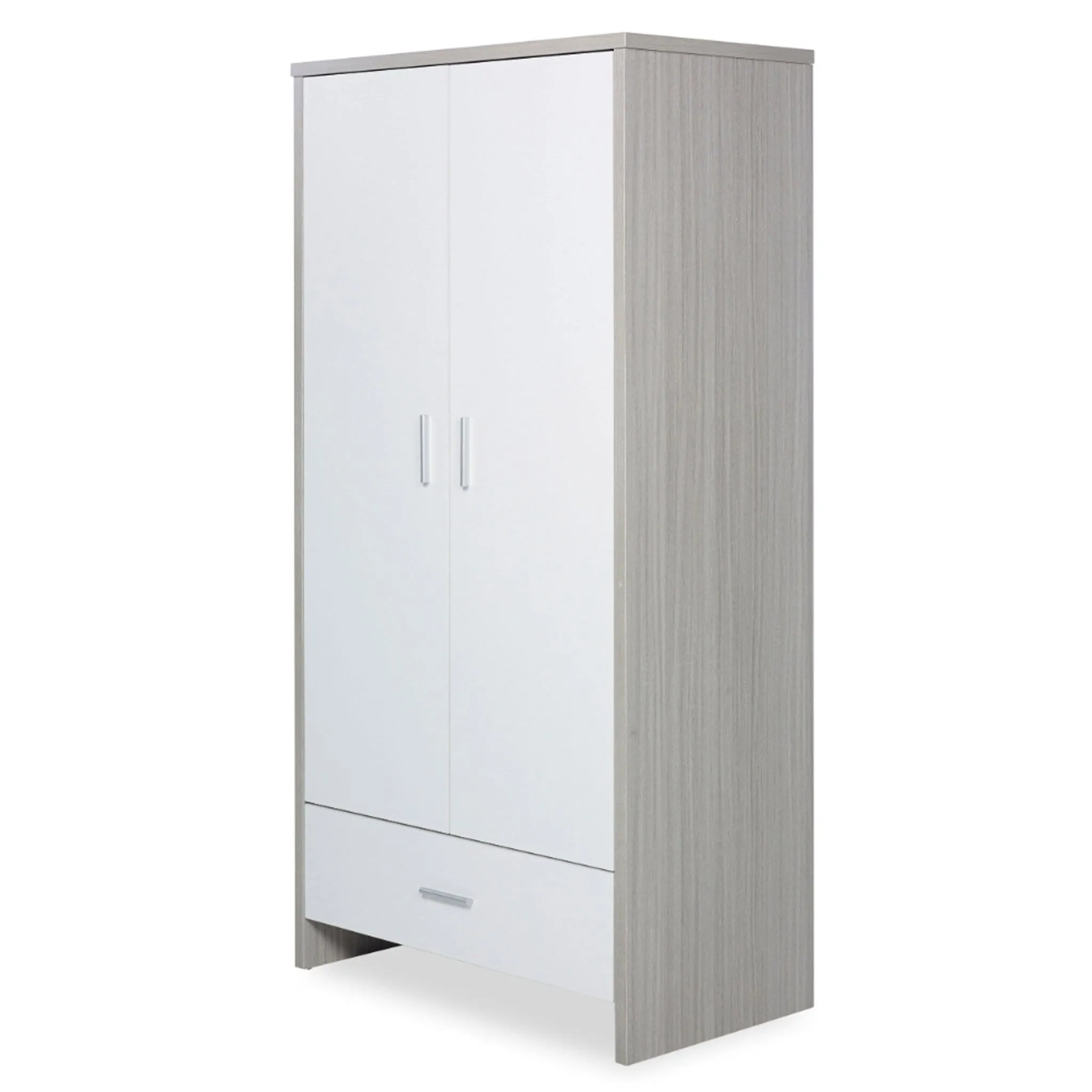 Ickle Bubba Pembrey 3 Piece Nursery Room Set & Under Drawer Ash Grey & White