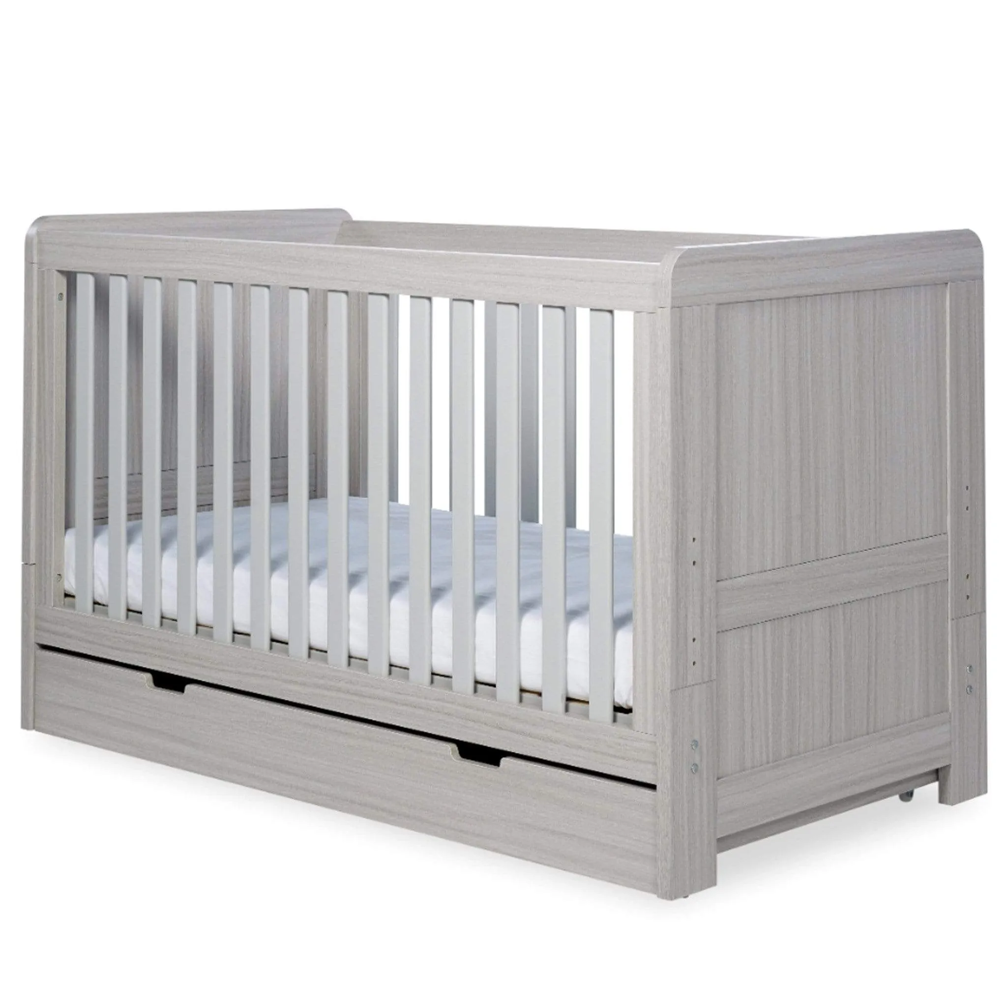 Ickle Bubba Pembrey 3 Piece Nursery Room Set & Under Drawer Ash Grey
