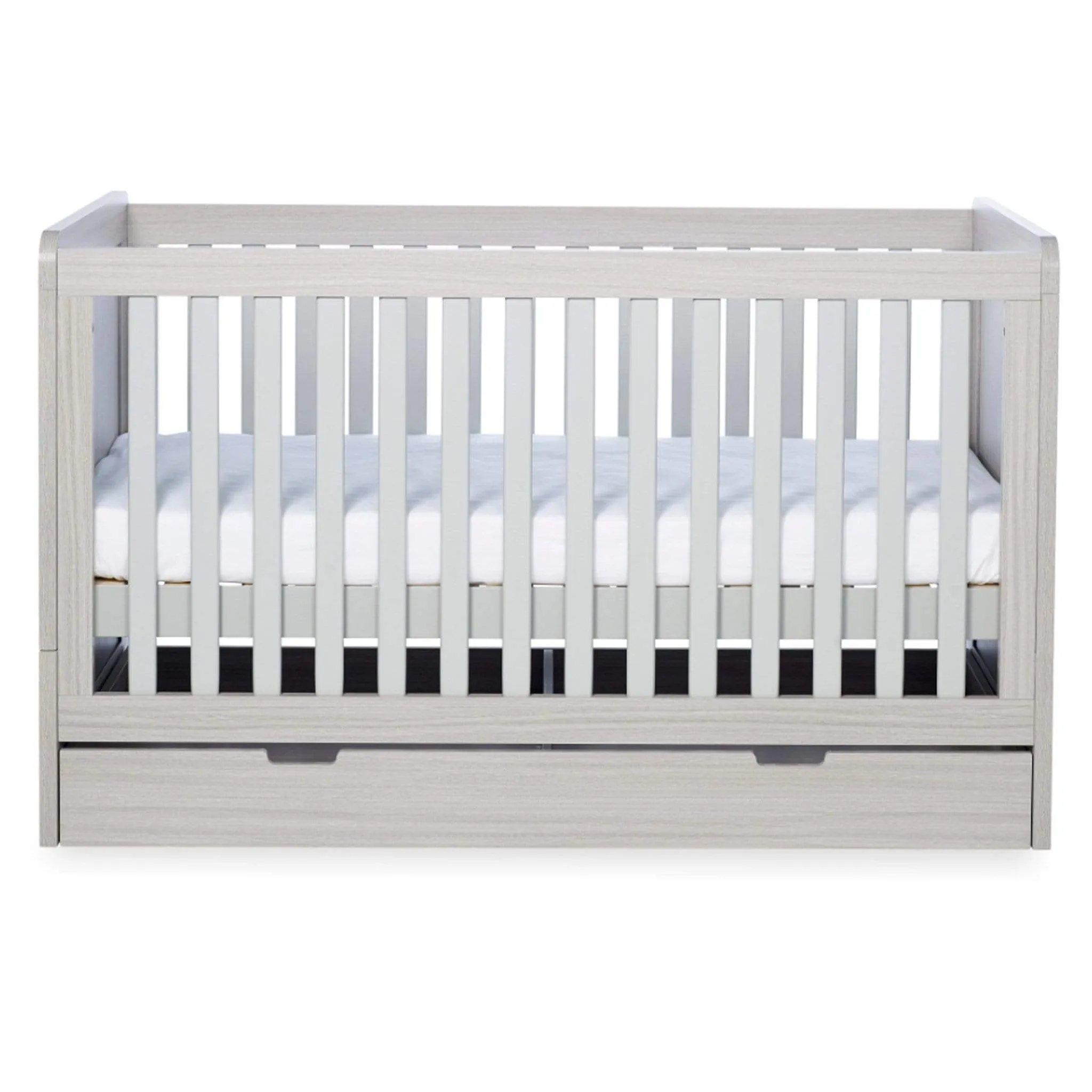 Ickle Bubba Pembrey 3 Piece Nursery Room Set & Under Drawer Ash Grey