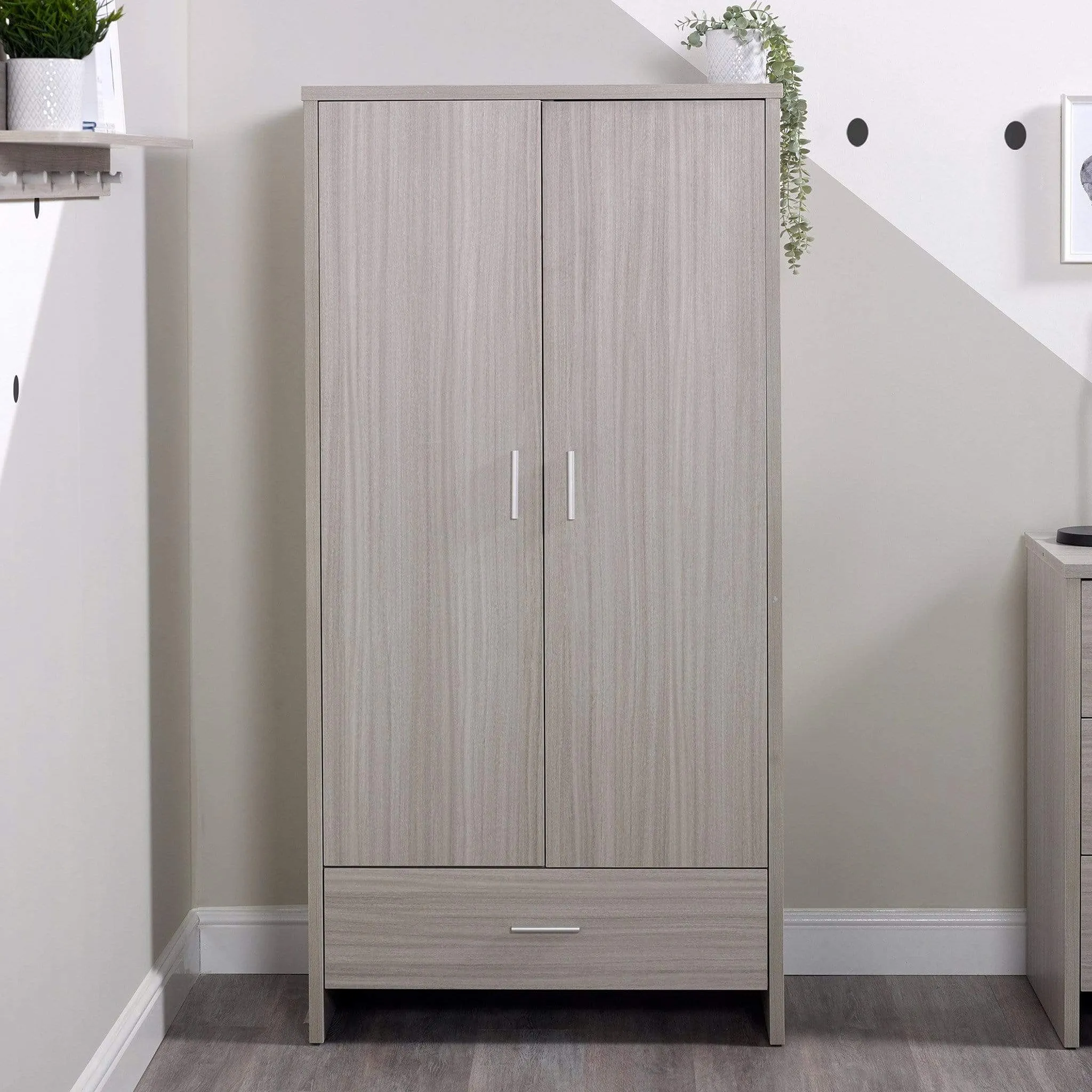 Ickle Bubba Pembrey 3 Piece Nursery Room Set & Under Drawer Ash Grey