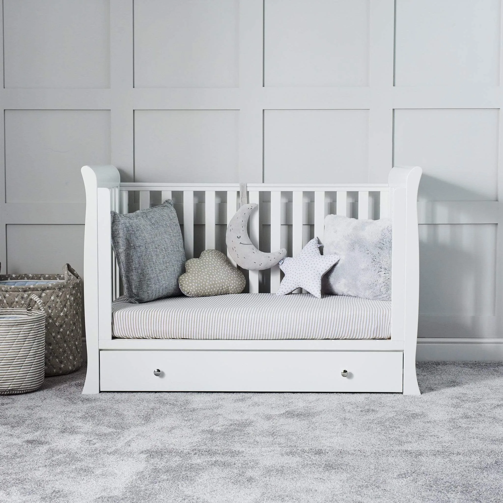 Ickle Bubba Snowdon 4 in 1 Mini 2 Piece Furniture Set - White