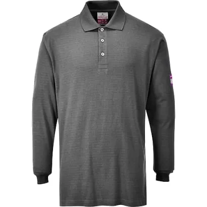 Inherent Flame Retardant Antistatic FRAS Polo Shirt Portwest FR10