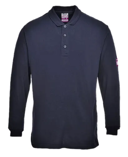 Inherent Flame Retardant Antistatic FRAS Polo Shirt Portwest FR10